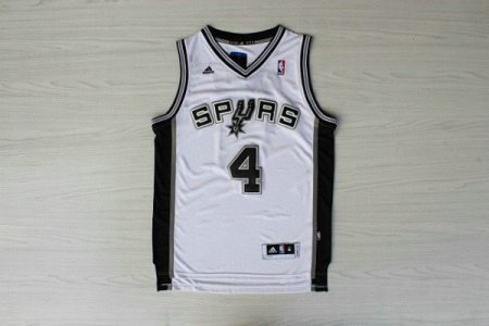 Maillot De Basket San Antonio Spurs Danny Vert 4 Tissus Sportif Fans Edition Blanc